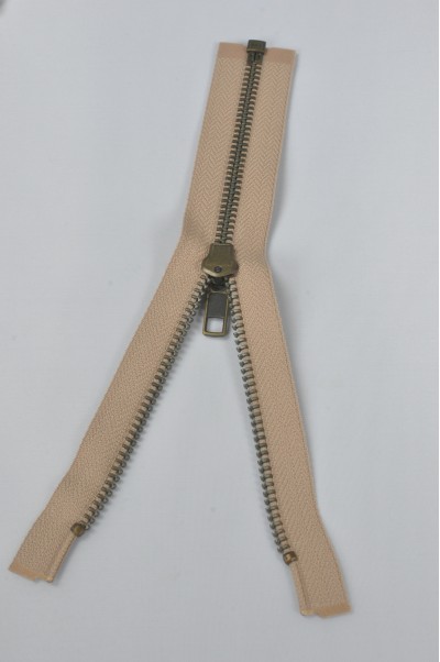 ZIP090 5號拉鏈 開尾單頭拉鏈  青古銅金屬拉鏈  不設單獨拉鍊訂購 細節-2